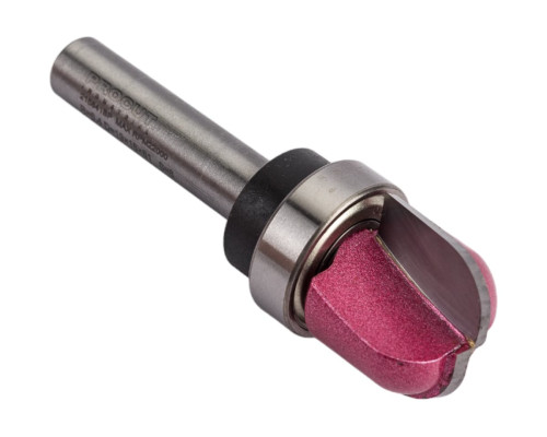 Фреза для желобов и чаш (с верхним подшипником) R=6.4 мм, D=19x16x48 мм, S=8 мм PROCUT 215841BP