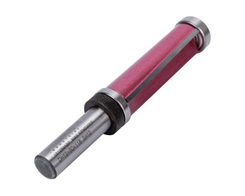 Фреза обгонная с лезвием под углом Z=2, 19.05x60x118 мм, S=12 мм, верхний и нижний подшипник PROCUT 151289ABP