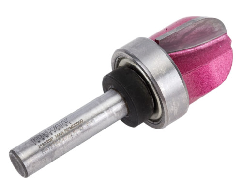 Фреза пальчиковая с верхним подшипником R=12.7 мм, 25.4x22.5x57 мм, S=8 мм PROCUT 219820P