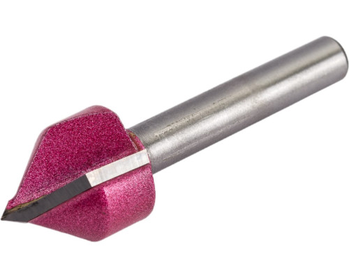 Фреза пазовая V-образная 90 градусов (15.9x15.9x45 мм; хв-к 6 мм) PROCUT 200631P