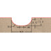 Фреза профильная для фасадов (29x11.5x56.5 мм; S=12 мм) Greencut BX11083