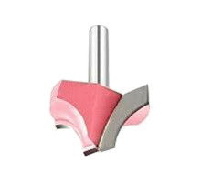 Фреза радиусная (10x10x45 мм, хв-к 8 мм, Z=2, R=5 мм; псевдофилёнка) PROCUT 209830P