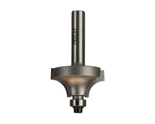 Фреза радиусная с полками (калевка) по древесине, фанере R=12.7 мм, D=38.1x19x61 мм, S=8 мм PROCUT 302861P