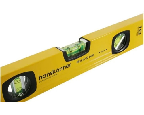 Фрезерованный уровень с зеркальной колбой Hanskonner HK2015-02-0400 Фрезерованный уровень с зеркальной колбой Hanskonner HK2015-02-0400