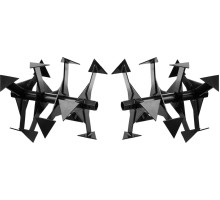 Фрезы гусиные лапки ЗУБР Ф-2 HEX 32, 2 шт для мотоблоков 707108-2