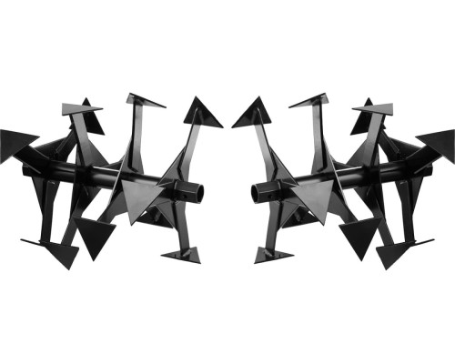 Фрезы гусиные лапки ЗУБР Ф-2 HEX 32, 2 шт для мотоблоков 707108-2