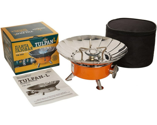 Газовая мини-плита с ветрозащитой TOURIST TULPAN-L TM-450 00000000485 Газовая мини-плита с ветрозащитой TOURIST TULPAN-L TM-450 00000000485