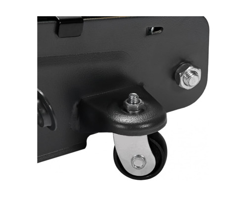 Гидравлический подкатной домкрат Denzel с фиксатором, 2.8 т, 135-385 мм 51155