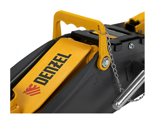 Гидравлический подкатной домкрат Denzel с фиксатором, 2.8 т, 135-385 мм 51155