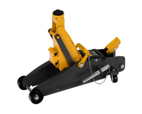 Гидравлический подкатной домкрат Denzel с фиксатором, 2.8 т, 135-385 мм 51155