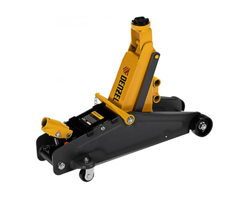 Гидравлический подкатной домкрат Denzel с фиксатором, 2.8 т, 135-385 мм 51155