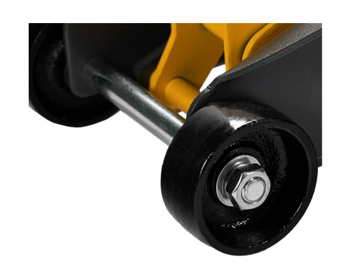 Гидравлический подкатной домкрат Denzel с фиксатором, 2.8 т, 135-385 мм 51155