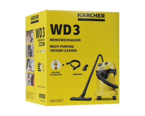 Хозяйственный пылесос Karcher WD 3 P V-17/4/20 1.628-170.0 Хозяйственный пылесос Karcher WD 3 P V-17/4/20 1.628-170.0