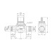 Клапан отсечной 3-х позиционный, со сбросом давления 10 мм CDC Pneumatics HVU10-10