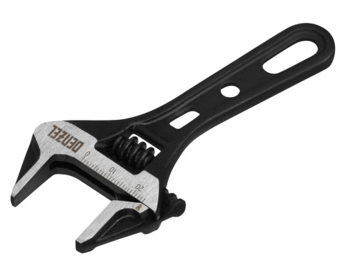 Ключ Denzel разводной 115 мм, crv, кованый, укороченная рукоятка 15751