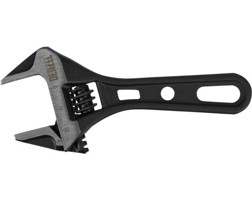 Ключ Denzel разводной 115 мм, crv, кованый, укороченная рукоятка 15751