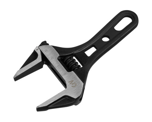 Ключ Denzel разводной 135 мм, crv, кованый, укороченная рукоятка 15752