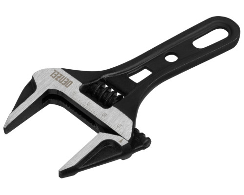 Ключ Denzel разводной 135 мм, crv, кованый, укороченная рукоятка 15752