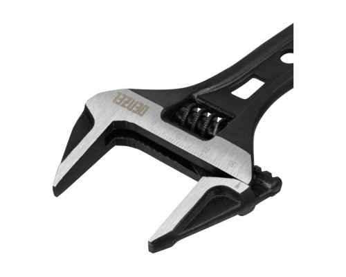 Ключ Denzel разводной 135 мм, crv, кованый, укороченная рукоятка 15752