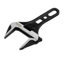 Ключ Denzel разводной 155 мм, crv, кованый, укороченная рукоятка 15753