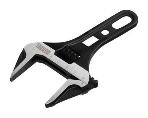 Ключ Denzel разводной 155 мм, crv, кованый, укороченная рукоятка 15753