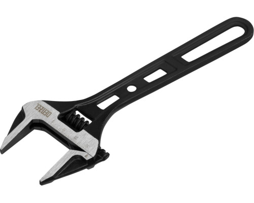 Ключ Denzel разводной, 200 мм, crv, кованый 15748