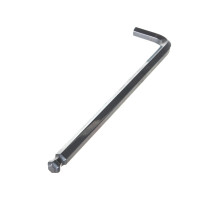 Ключ Kraftool "INDUSTRIE" имбусовый, длинный c шариком, Cr-Mo, хромосатинированное покрытие, HEX 12 27437-12