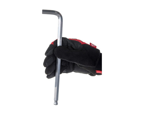 Ключ Kraftool "INDUSTRIE" имбусовый, длинный c шариком, Cr-Mo, хромосатинированное покрытие, HEX 12 27437-12