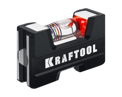 Компактный литой магнитный уровень KRAFTOOL 5-в-1 76 мм 34787