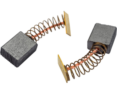 Комплект угольных щеток для электроинструмента Интерскол (пружина, пятак), 7x12.8x16.5 мм, 2 шт COFRA SDI-34588
