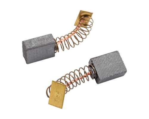 Комплект угольных щеток для электроинструмента Интерскол (пружина, пятак), 7x12.8x16.5 мм, 2 шт COFRA SDI-34588