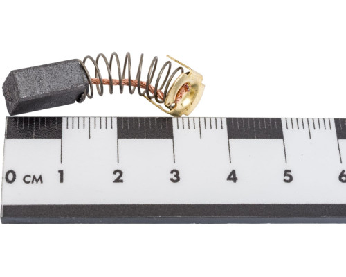 Комплект угольных щеток для электроинструмента Интерскол (пружина, пятак-уши), 6x10x13 мм, 2 шт COFRA SDI-34602