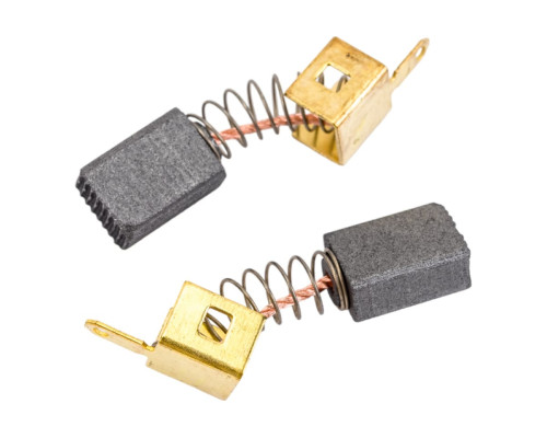 Комплект угольных щеток для электроинструмента Интерскол (пружина, пятак-уши), 6x9х12 мм, 2 шт COFRA SDI-34630