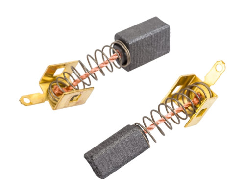 Комплект угольных щеток для электроинструмента Интерскол (пружина, пятак-уши), 6x9х12 мм, 2 шт COFRA SDI-34630