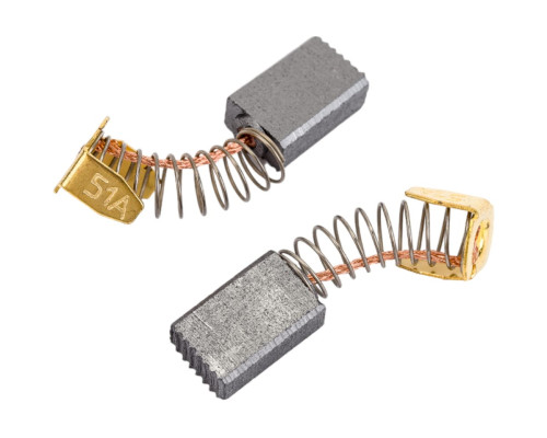 Комплект угольных щеток для электроинструмента Makita (пружина, пятак-уши), 5x8х12 мм, 2 шт COFRA SDM-34597