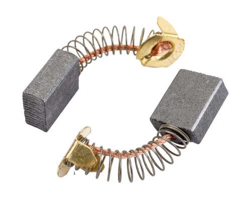 Комплект угольных щеток для электроинструмента Makita (пружина, пятак-уши), 6.5x13.5x18 мм, 2 шт COFRA SDM-34604