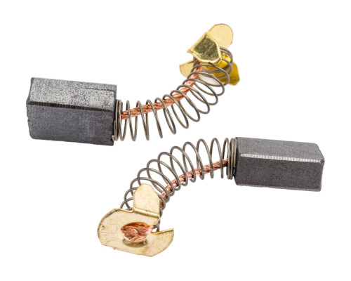 Комплект угольных щеток для электроинструмента Makita (пружина, пятак-уши), 6.5x13.5x18 мм, 2 шт COFRA SDM-34604