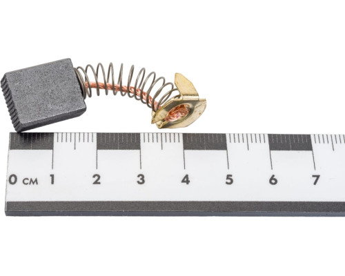 Комплект угольных щеток для электроинструмента Makita (пружина, пятак-уши), 6.5x13.5x18 мм, 2 шт COFRA SDM-34604