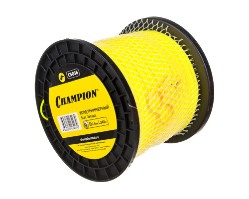 Корд триммерный Star, нож для отреза (2.4 мм; 245 м) Champion C5036