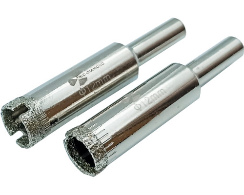 Коронка алмазная по керамике и кафелю 12 мм, 2 шт TRIO-DIAMOND 400012