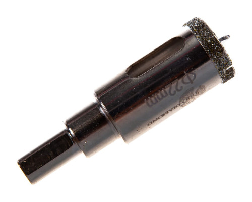 Коронка алмазная по керамике и кафелю с центрирующим сверлом (22 мм) TRIO-DIAMOND 400022