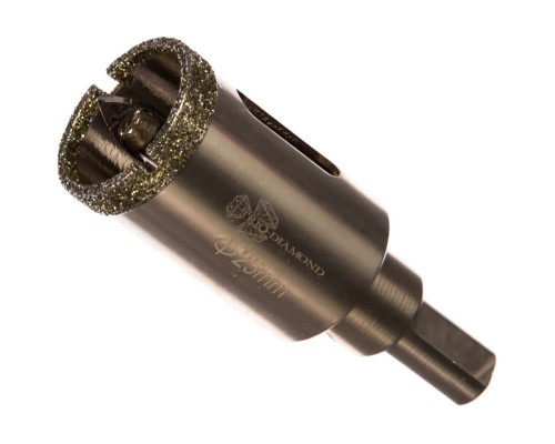 Коронка алмазная по керамике и кафелю с центрирующим сверлом (25 мм) TRIO-DIAMOND 400025
