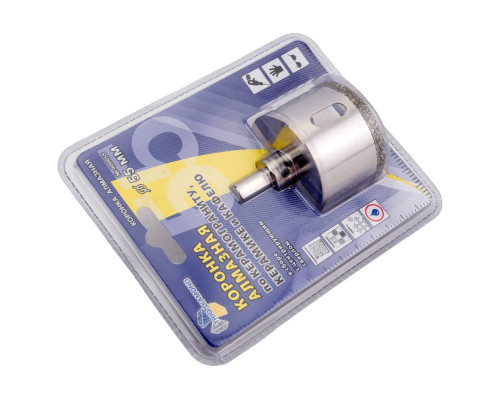 Коронка алмазная по керамике и кафелю с центрирующим сверлом (55 мм) TRIO-DIAMOND 400055