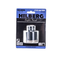 Коронка алмазная по керамике и керамограниту Super Hard (45 мм; M14) Hilberg HH645