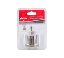 Коронка алмазная в сборе по керамограниту 50 мм Elitech 1820.082000