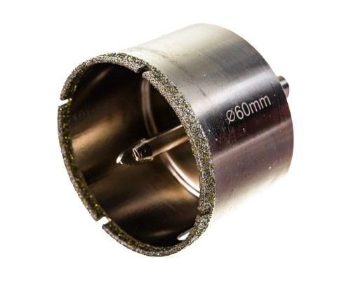 Коронка алмазная в сборе по керамограниту 60 мм Elitech 1820.082200