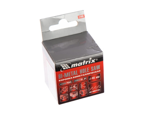 Коронка BIMETAL 44 мм Matrix 72444