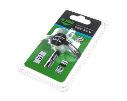 Коронка биметаллическая 19 мм комплект D.BOR D-HS-BIM-SM-20-019