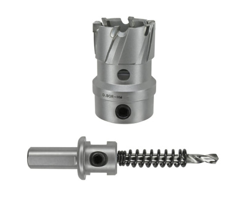 Коронка по металлу HM (35х28 мм; хвостовик 13 мм; комплект) D.BOR HS-HM-28-035-T