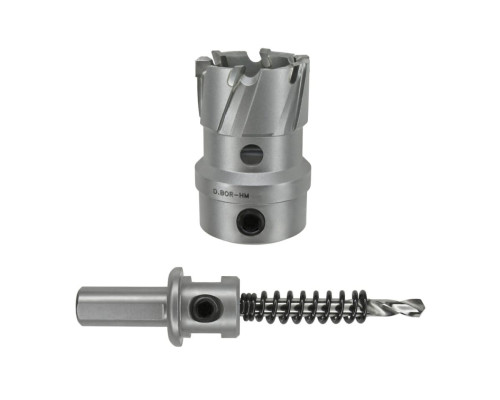 Коронка по металлу HM (50х28 мм; хвостовик 13 мм; комплект) D.BOR HS-HM-28-050-T